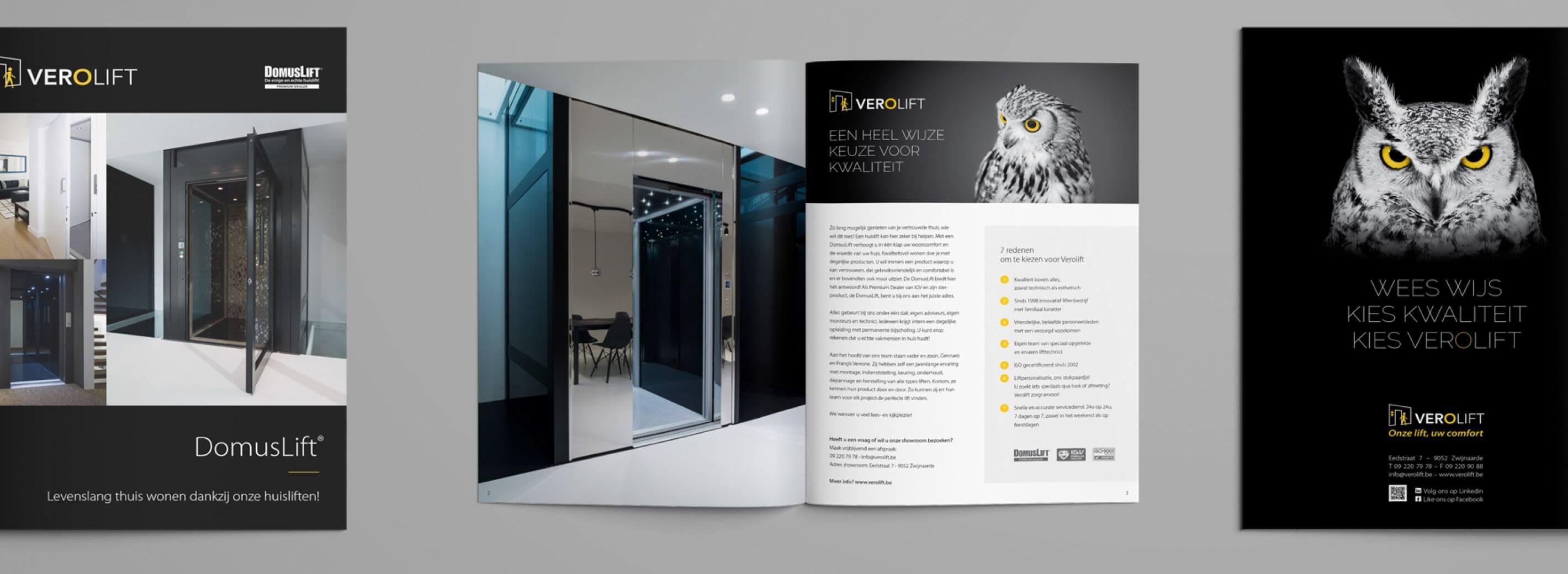 Verolift brochure "Domuslift" Verolift brochure "Domuslift"