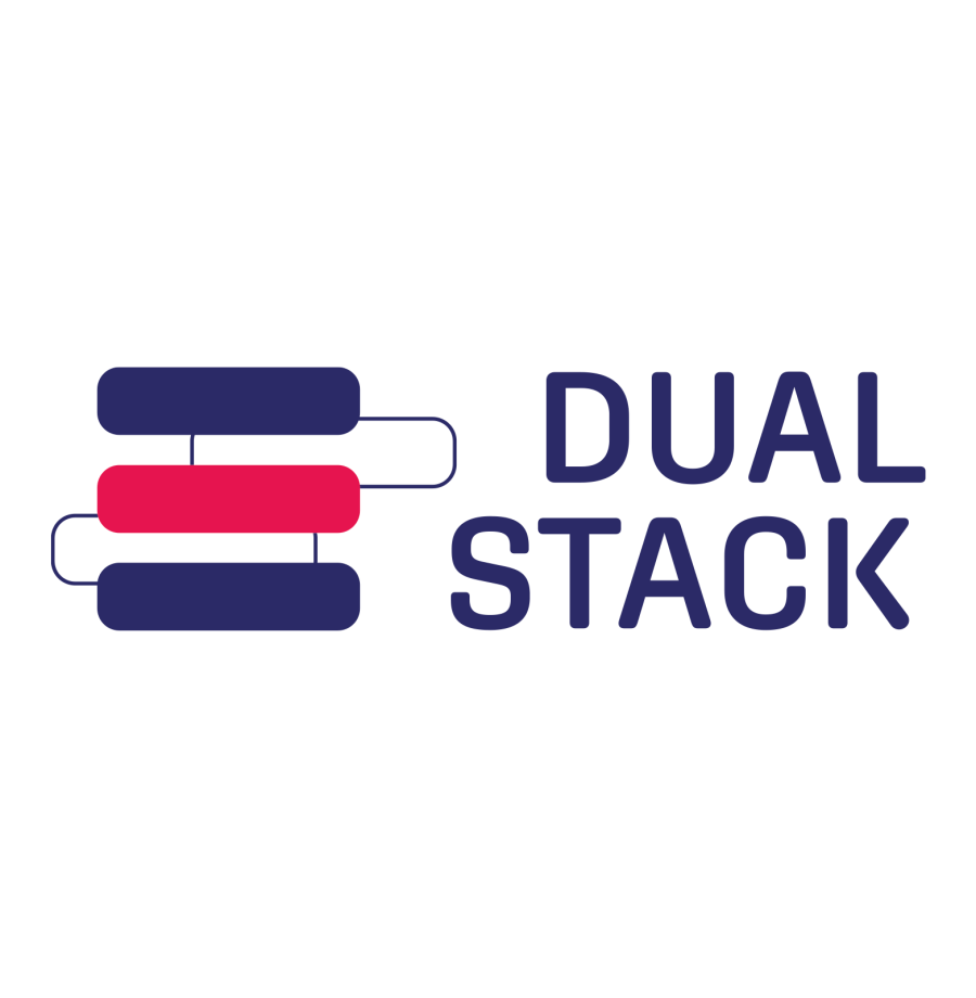 Dual stack logo